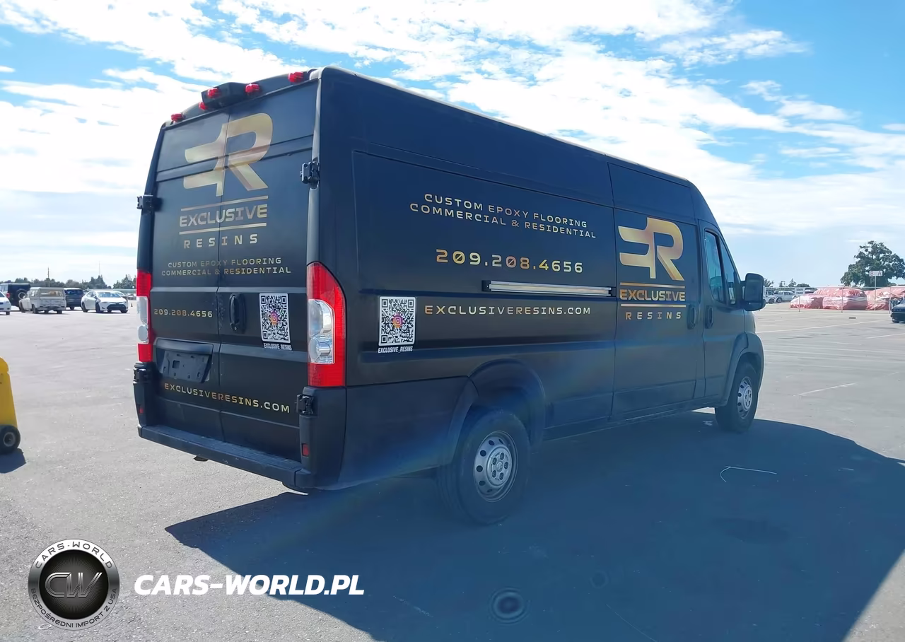 2022 Ram Promaster 3500 Cargo Van High Roof 159 Wb Ext VIN:3C6MRVJGXNE136254 - 4