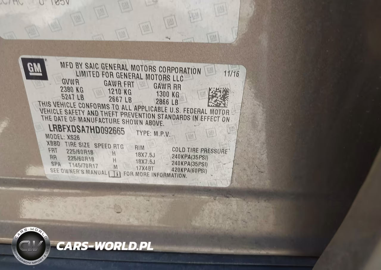 2017 Buick Envision Essence VIN:LRBFXDSA7HD092665 - 9
