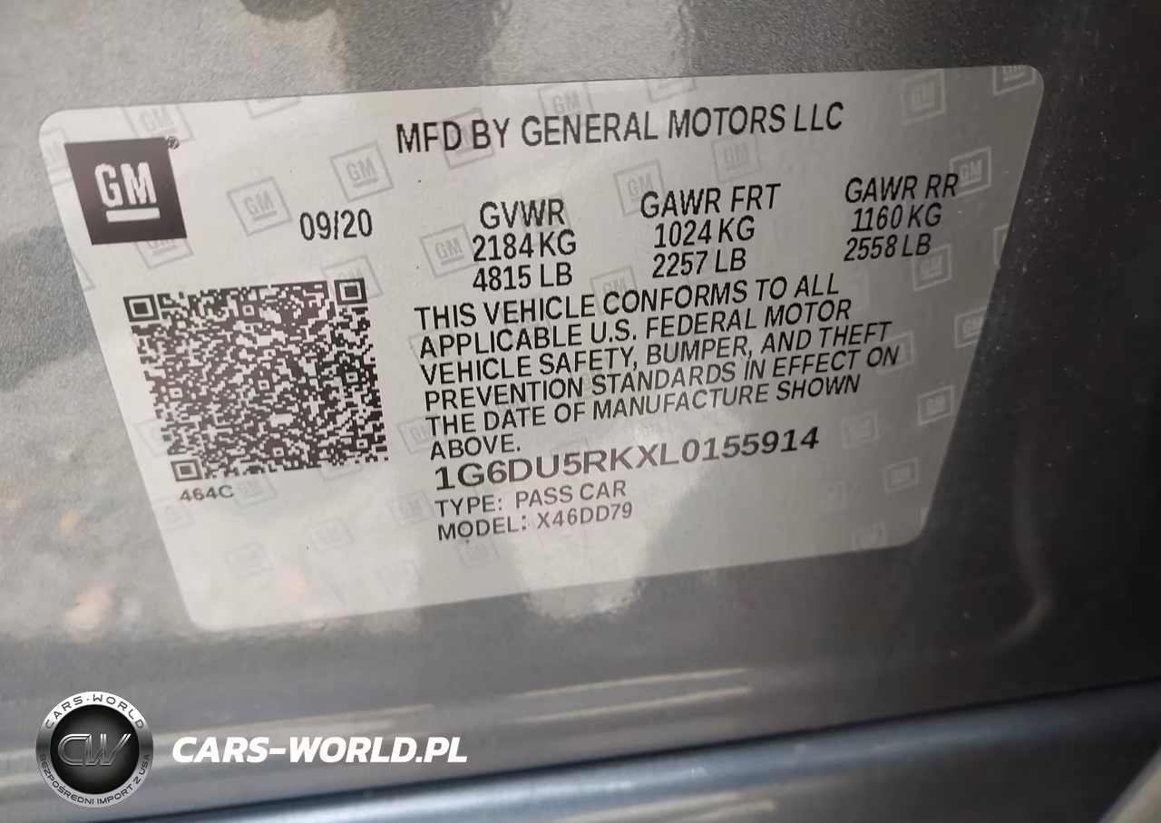 2020 Cadillac Ct5 Sport VIN:1G6DU5RKXL0155914 - 9