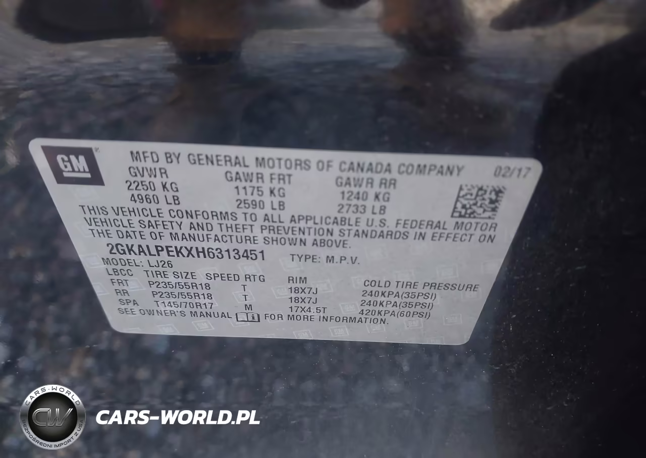 2017 GMC Terrain Slt VIN:2GKALPEKXH6313451 - 9