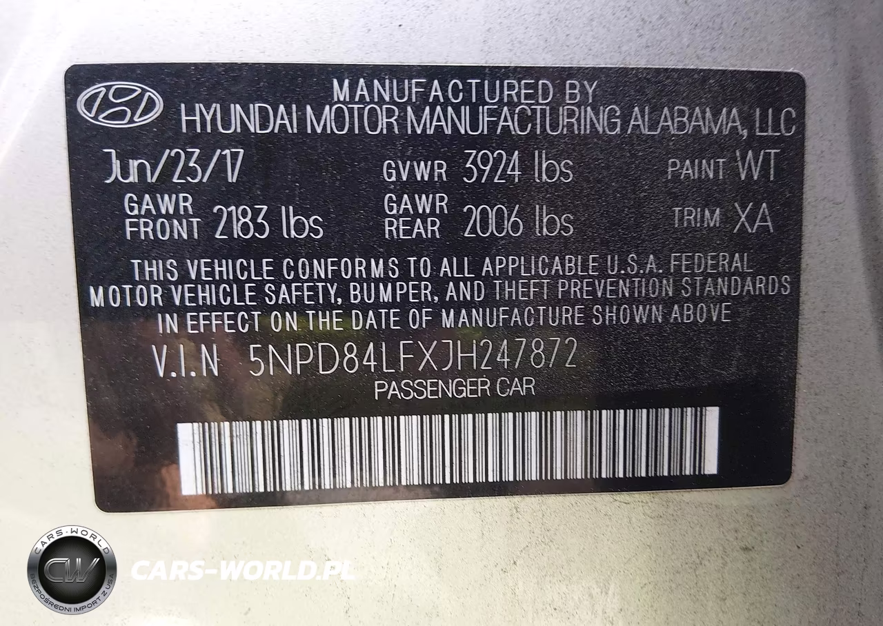 2018 Hyundai Elantra Sel VIN:5NPD84LFXJH247872 - 9