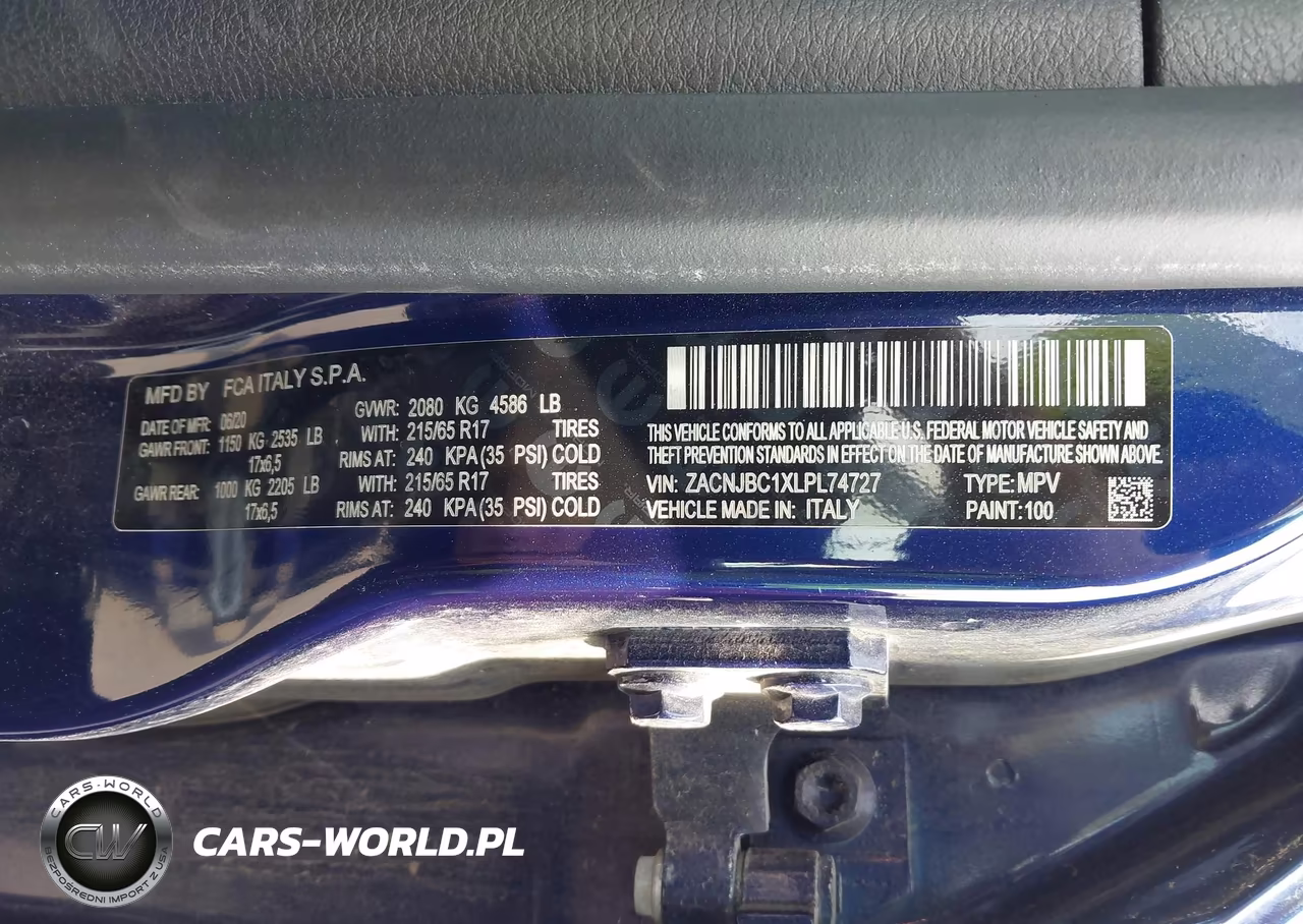 2020 Jeep Renegade Trailhawk 4X4 VIN:ZACNJBC1XLPL74727 - 9