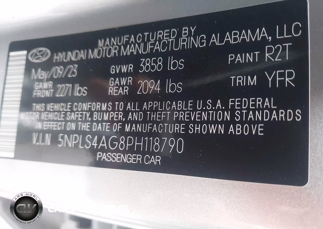 2023 Hyundai Elantra Sel VIN:5NPLS4AG8PH118790 - 9