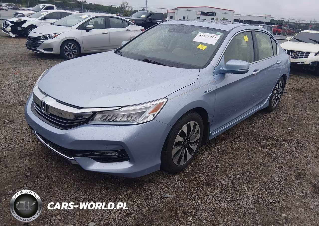 2017 Honda Accord Hybrid Touring VIN:JHMCR6F78HC021052 - 2