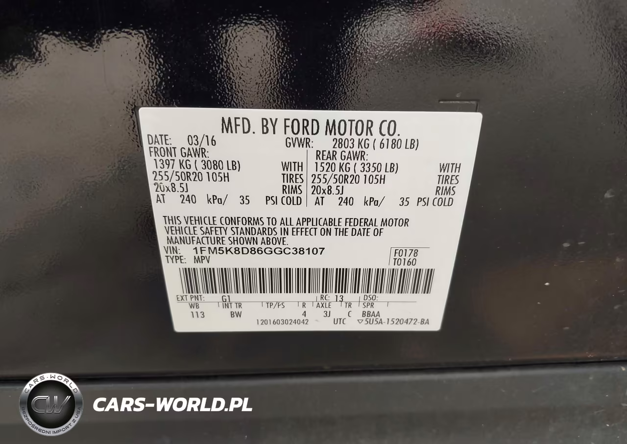 2016 Ford Explorer Xlt VIN:1FM5K8D86GGC38107 - 9
