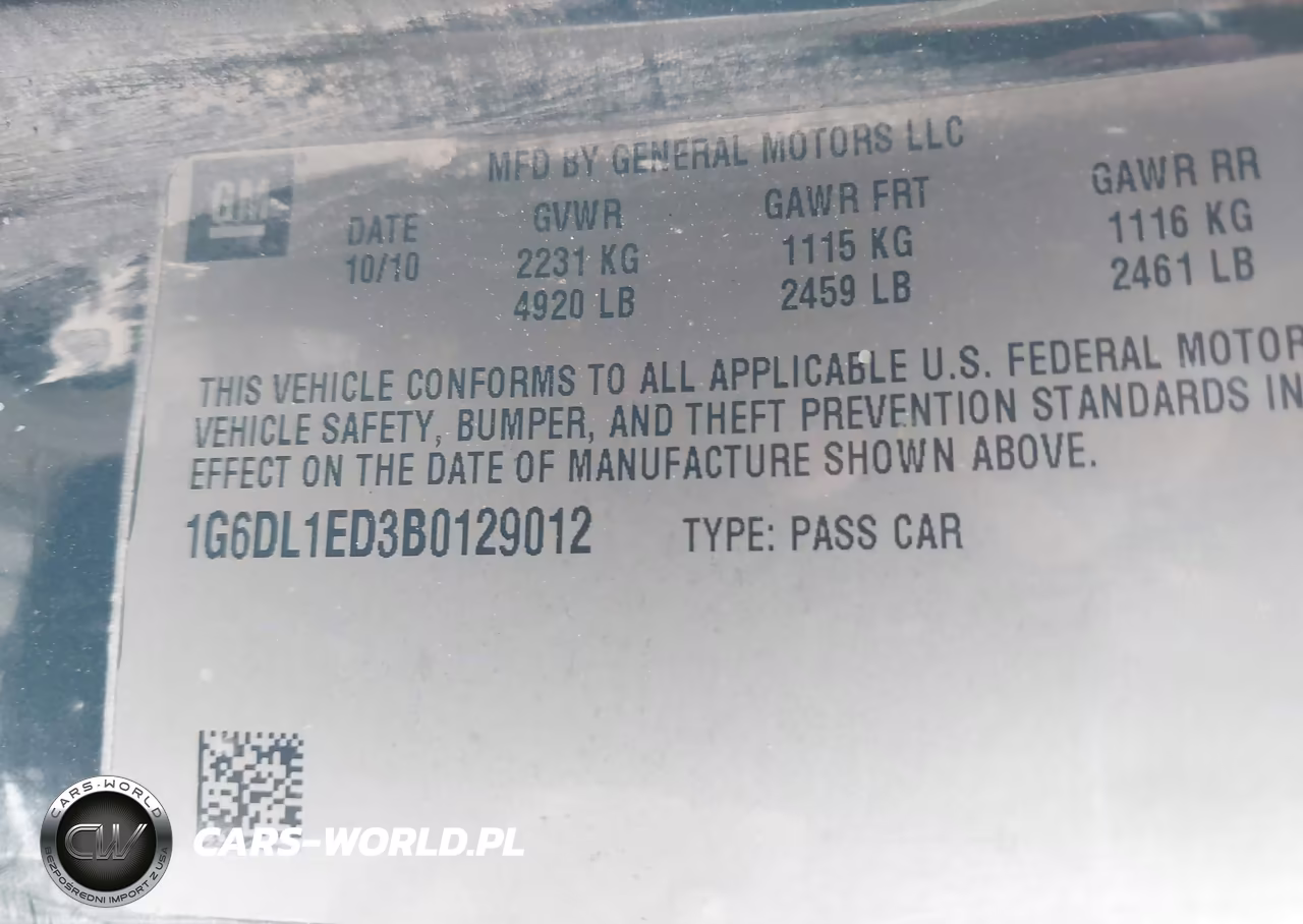 2011 Cadillac Cts Performance VIN:1G6DL1ED3B0129012 - 9