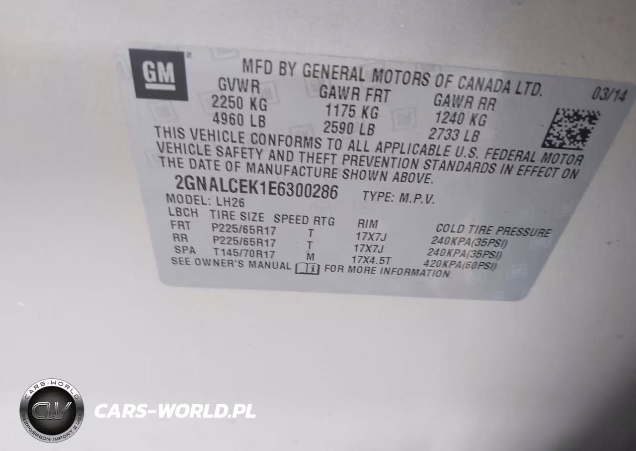 2014 Chevrolet Equinox Lt VIN:2GNALCEK1E6300286 - 9