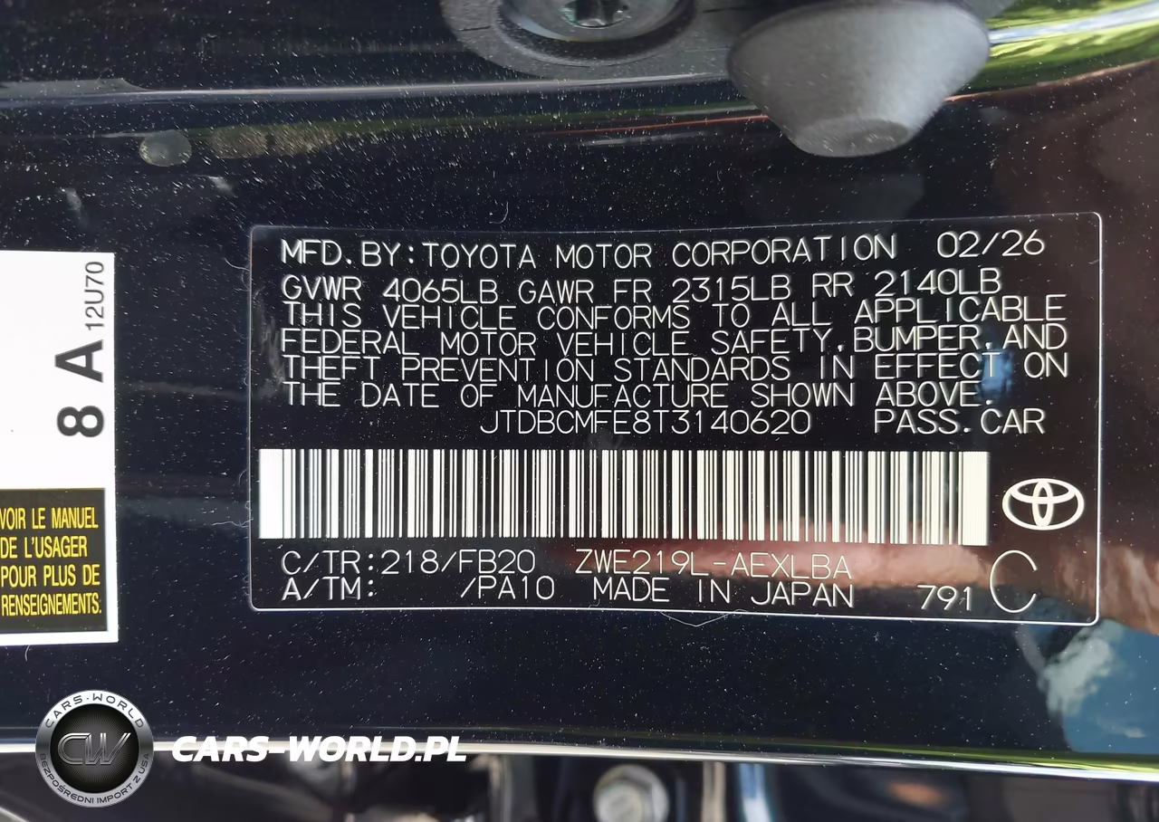 2026 Toyota Corolla Hybrid Hybrid Le VIN:JTDBCMFE8T3140620 - 9