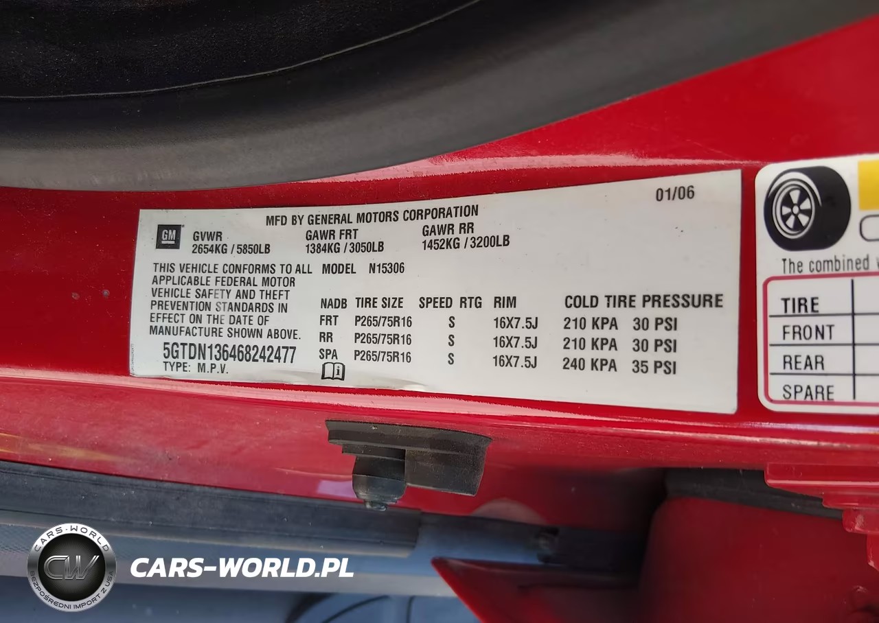 2006 Hummer H3 Suv VIN:5GTDN136468242477 - 9