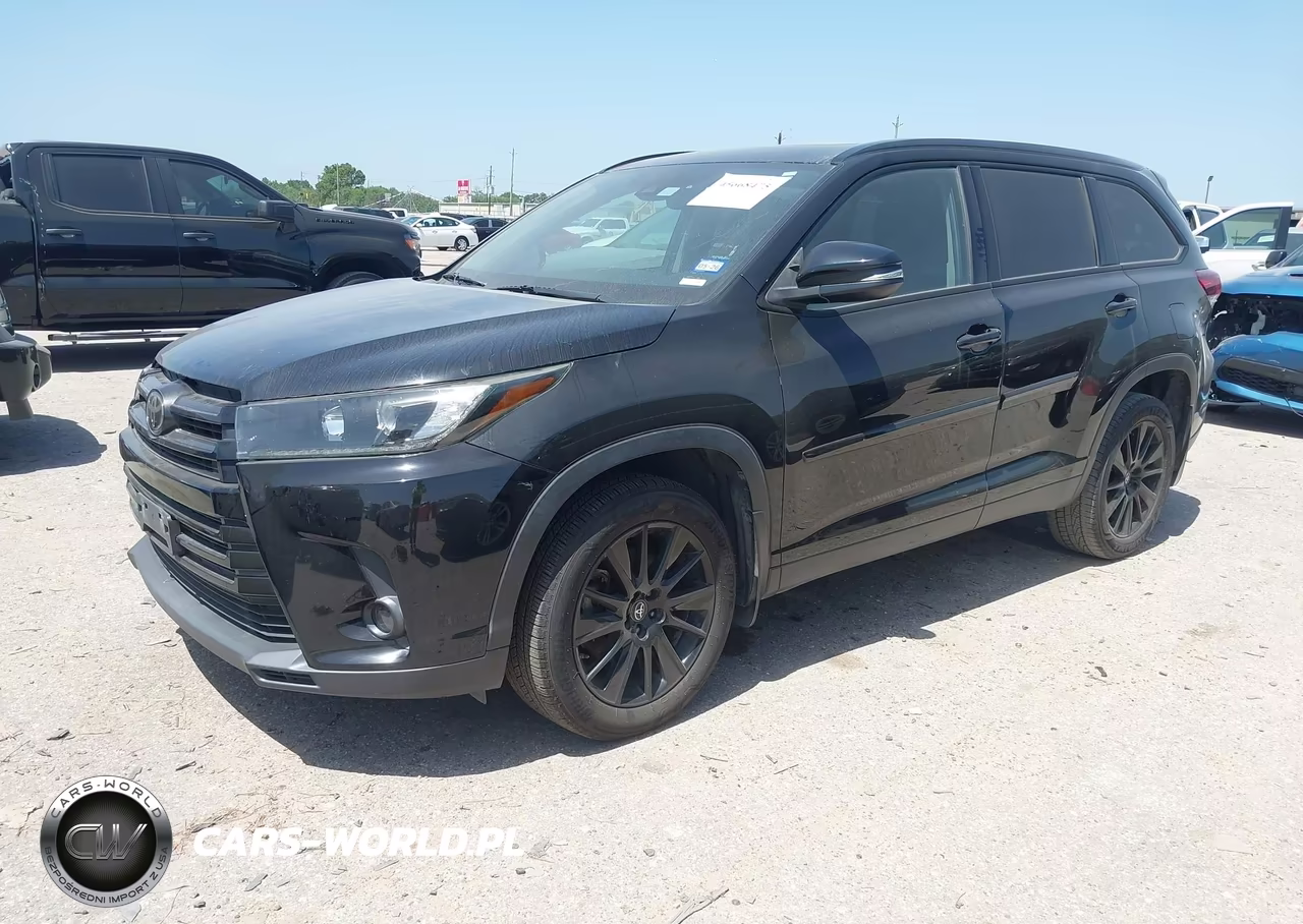 2019 Toyota Highlander Se VIN:5TDKZRFH4KS333172 - 2