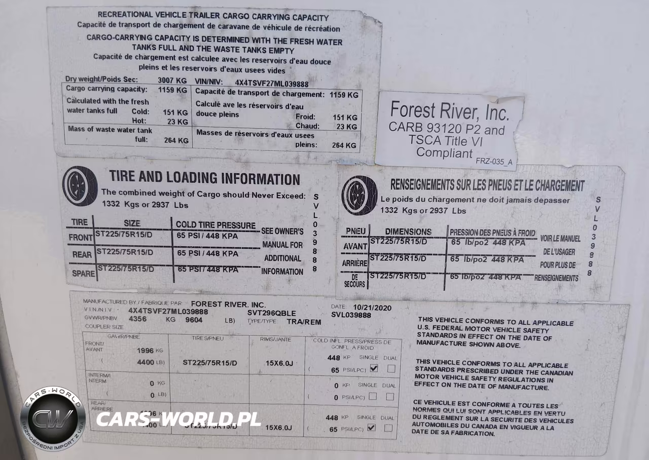 2021 Forest River Other VIN:4X4TSVF27ML039888 - 9