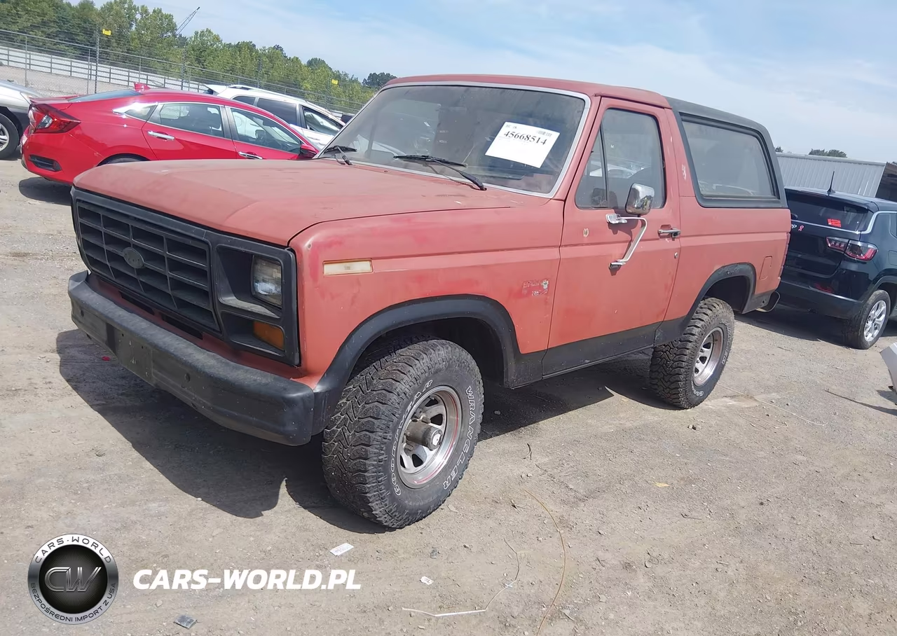 1986 Ford Bronco U100 VIN:1FMDU15NXGLA81979 - 2