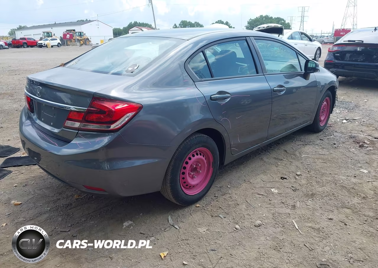 2013 Honda Civic Lx VIN:19XFB2F50DE036688 - 4