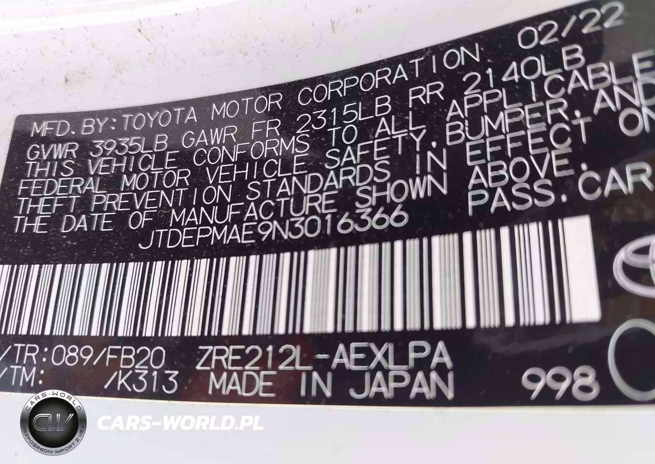 2022 Toyota Corolla Le VIN:JTDEPMAE9N3016366 - 9