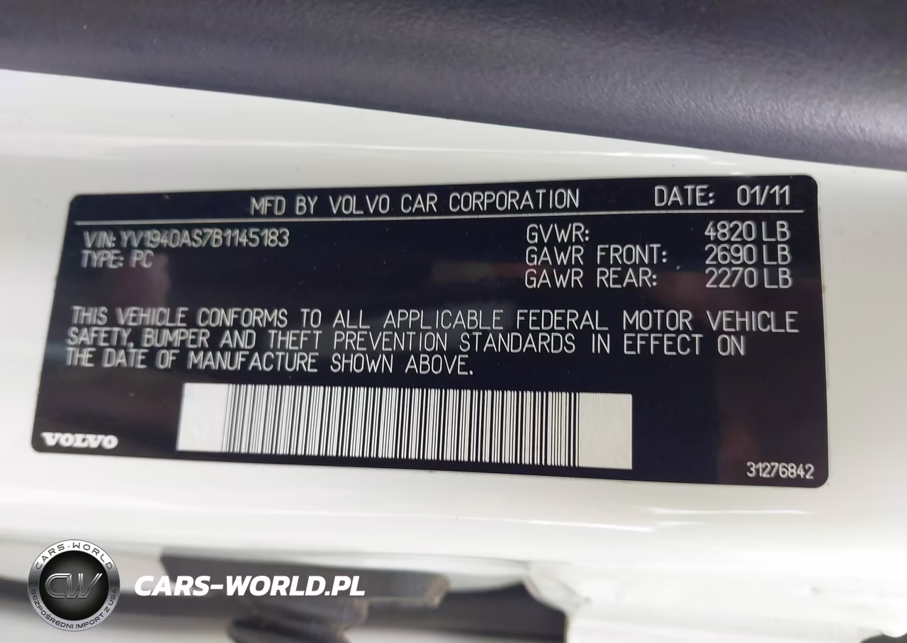 2011 Volvo S80 3.2 VIN:YV1940AS7B1145183 - 9