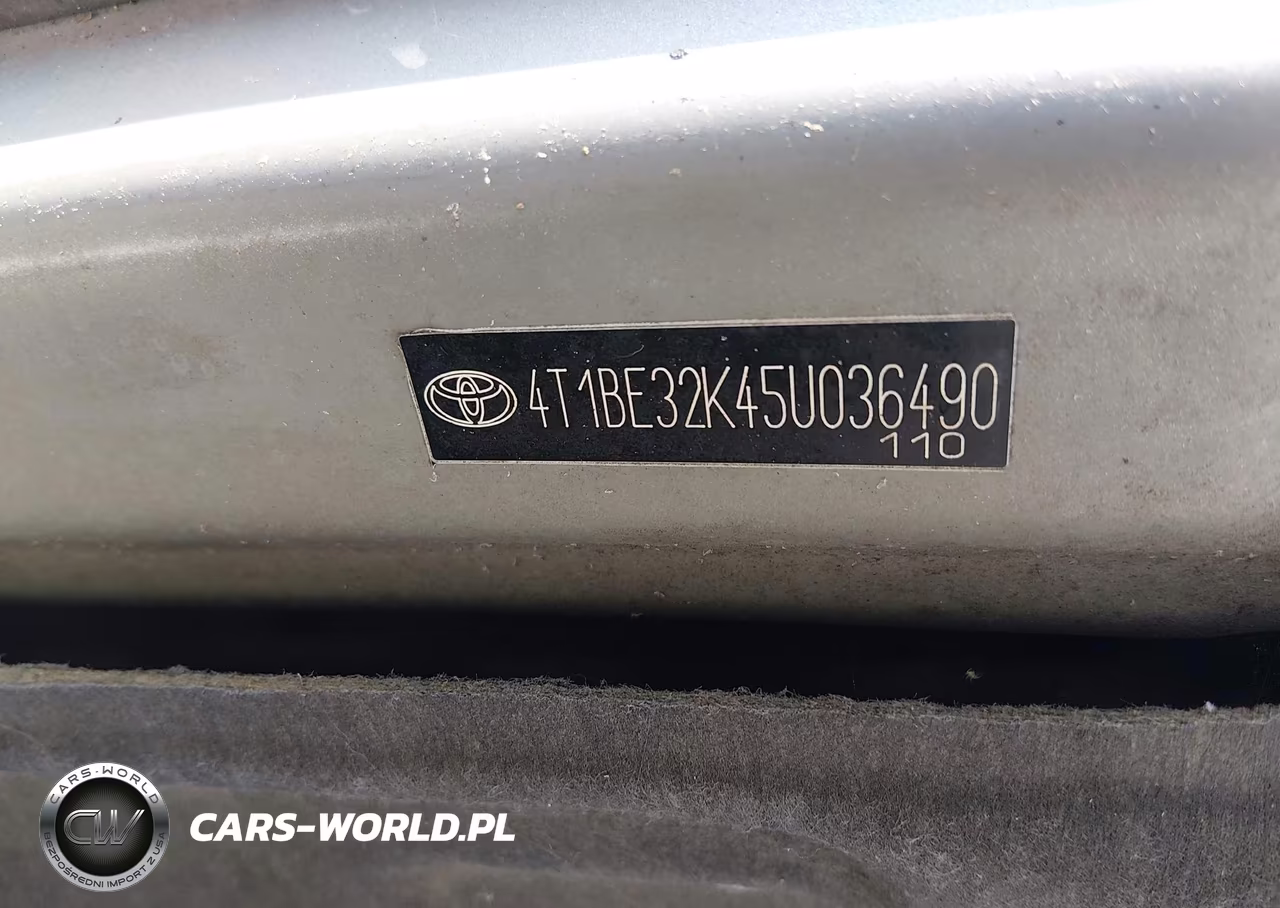 2005 Toyota Camry Le VIN:4T1BE32K45U036490 - 9