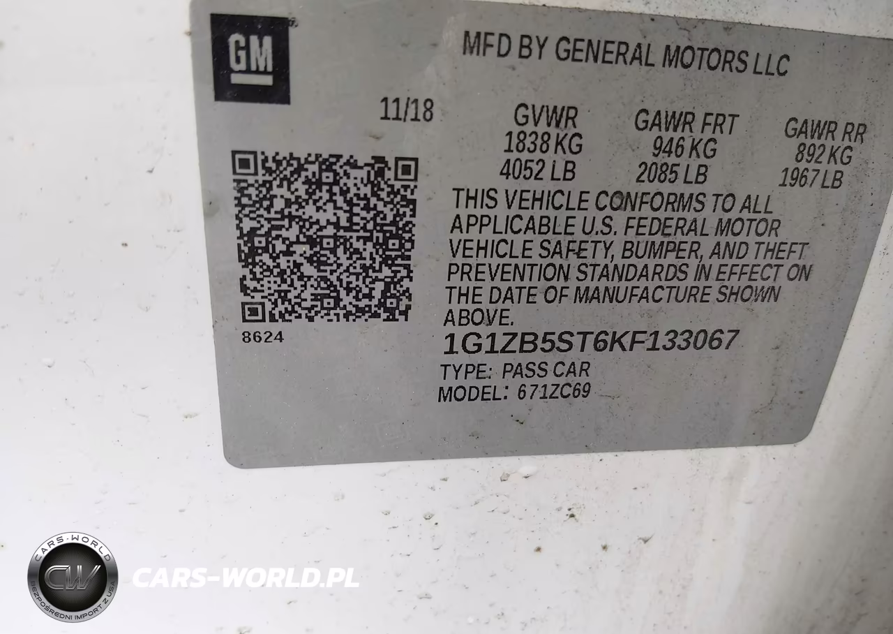 2019 Chevrolet Malibu 1Ls VIN:1G1ZB5ST6KF133067 - 9
