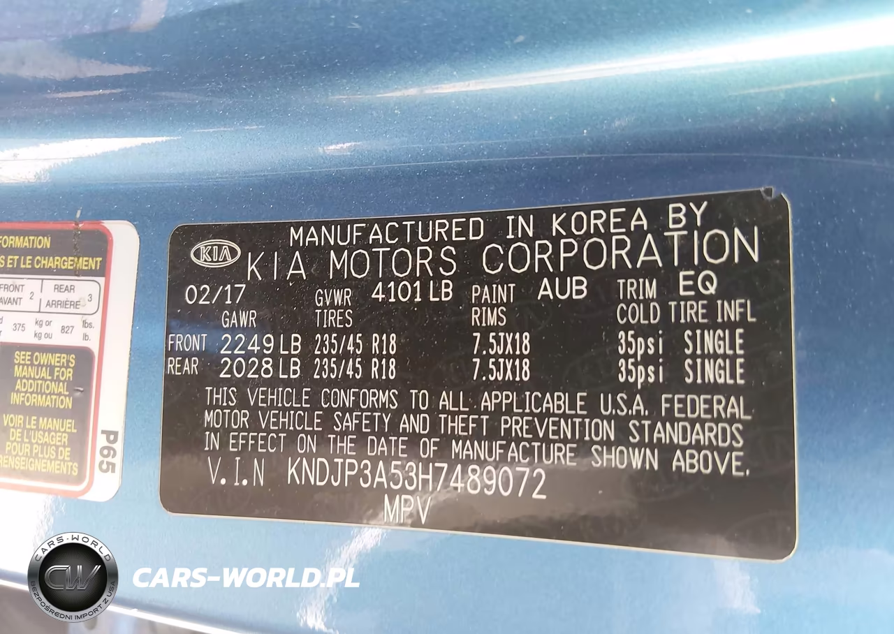 2017 Kia Soul + VIN:KNDJP3A53H7489072 - 9
