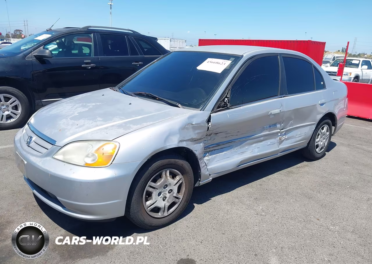 2002 Honda Civic Lx VIN:JHMES16682S002456 - 2