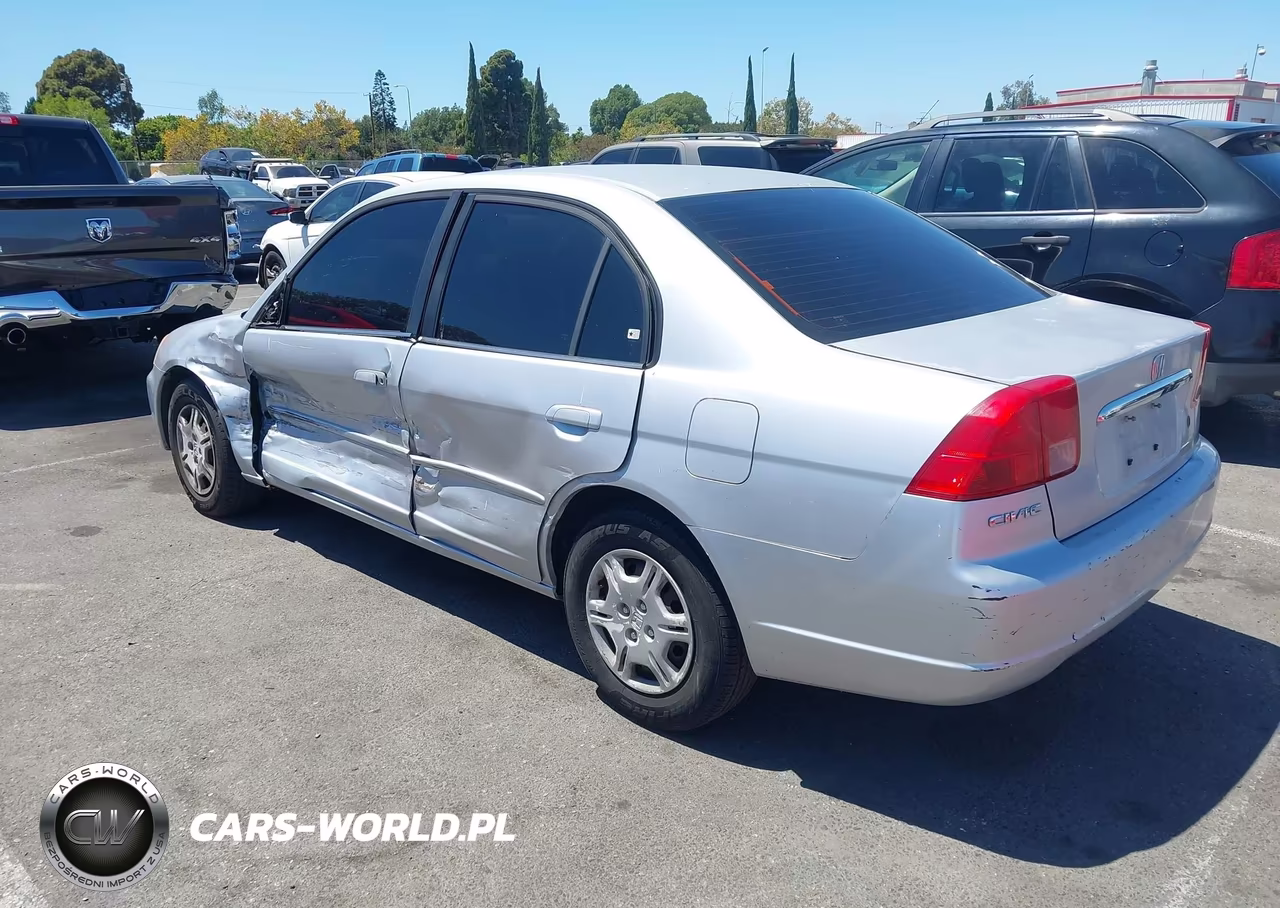 2002 Honda Civic Lx VIN:JHMES16682S002456 - 3