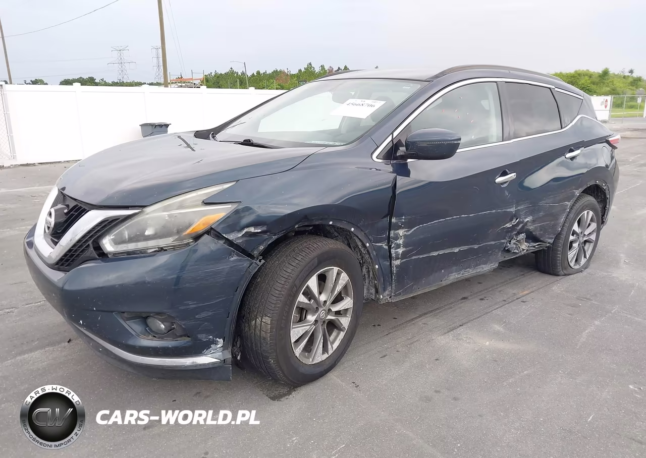 2018 Nissan Murano Sv VIN:5N1AZ2MH3JN126326 - 2
