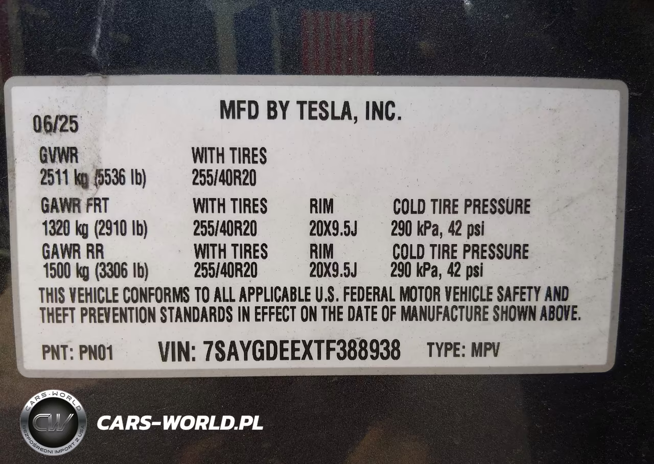 2026 Tesla Model Y All-Wheel Drive-Long Range Launch Series-Premium All-Wheel Drive VIN:7SAYGDEEXTF388938 - 9