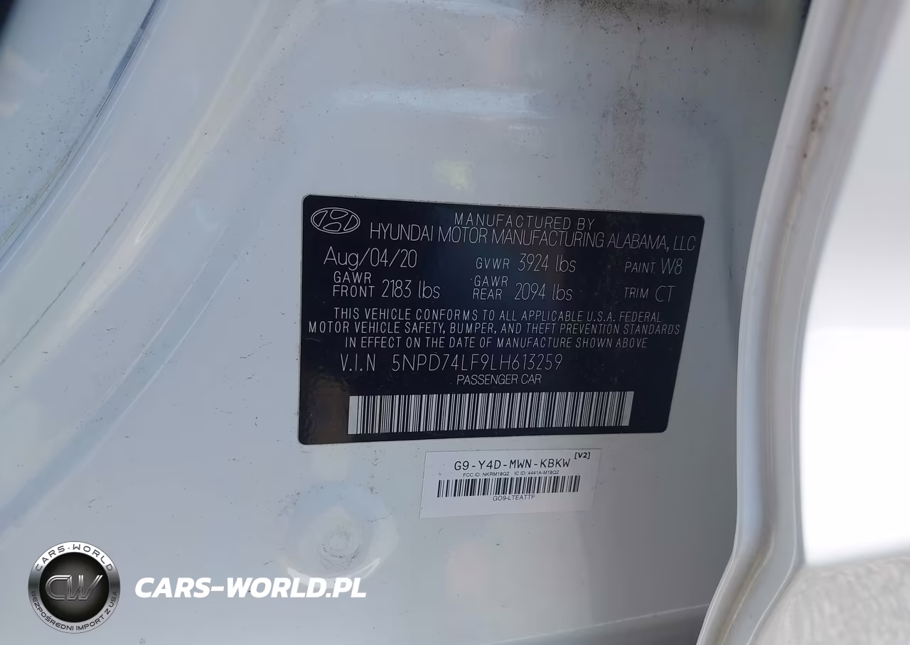 2020 Hyundai Elantra Se VIN:5NPD74LF9LH613259 - 9