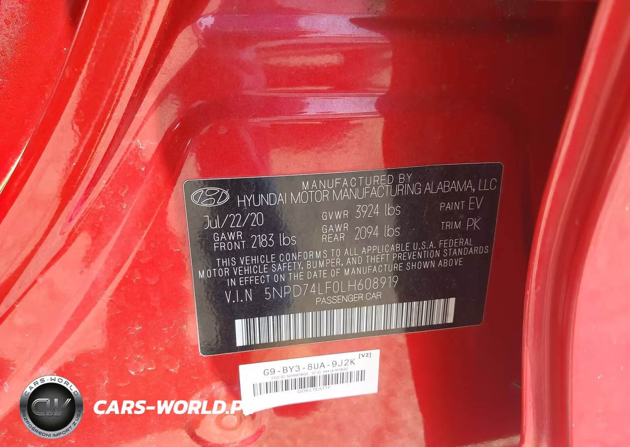 2020 Hyundai Elantra Se VIN:5NPD74LF0LH608919 - 9