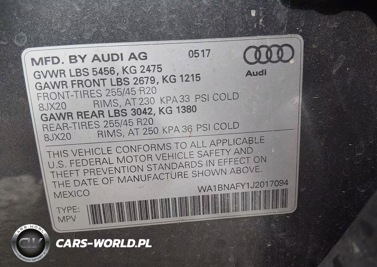 2018 Audi Q5 2.0T Premium-2.0T Tech Premium VIN:WA1BNAFY1J2017094 - 9