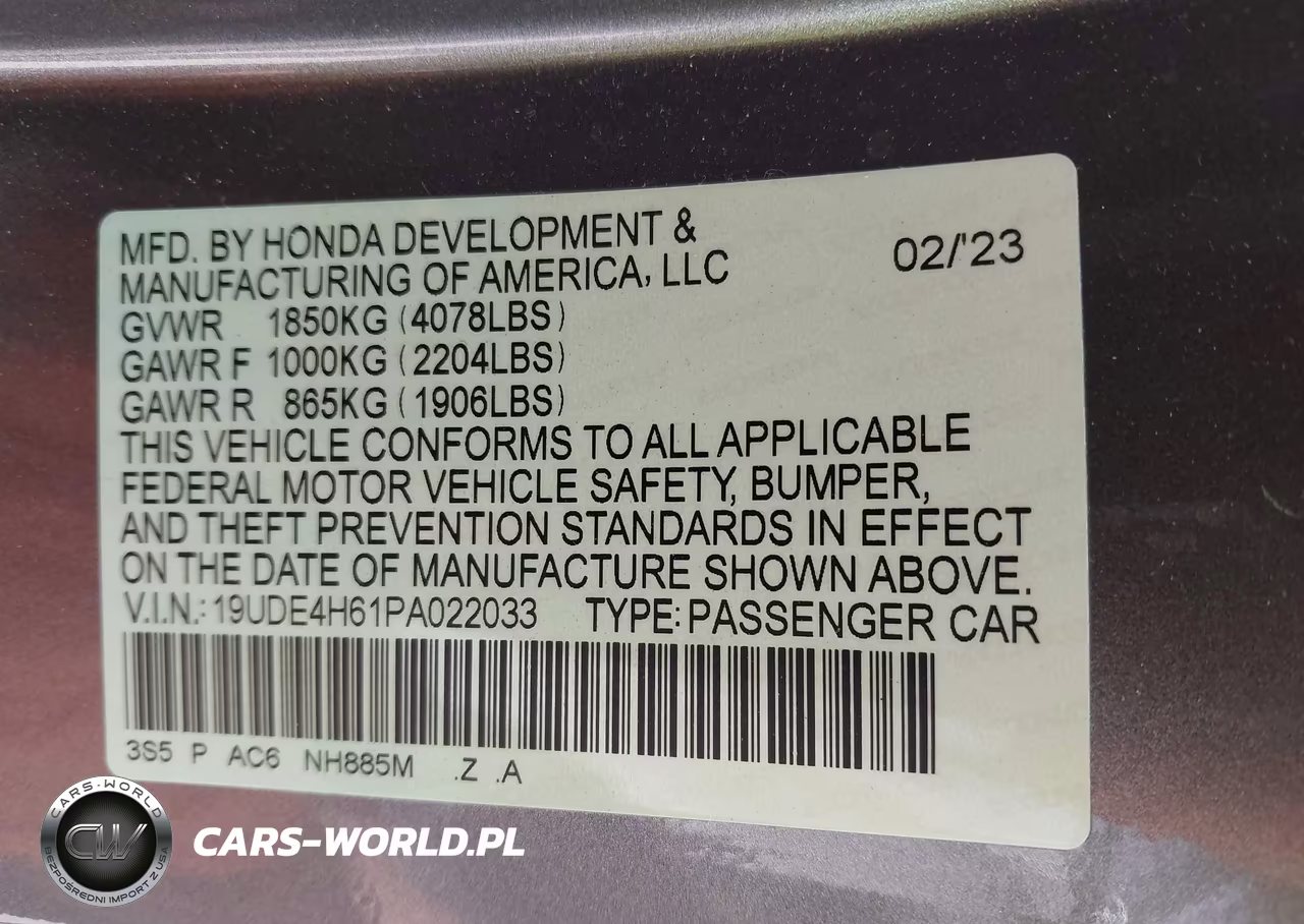 2023 Acura Integra A-Spec Technology VIN:19UDE4H61PA022033 - 9