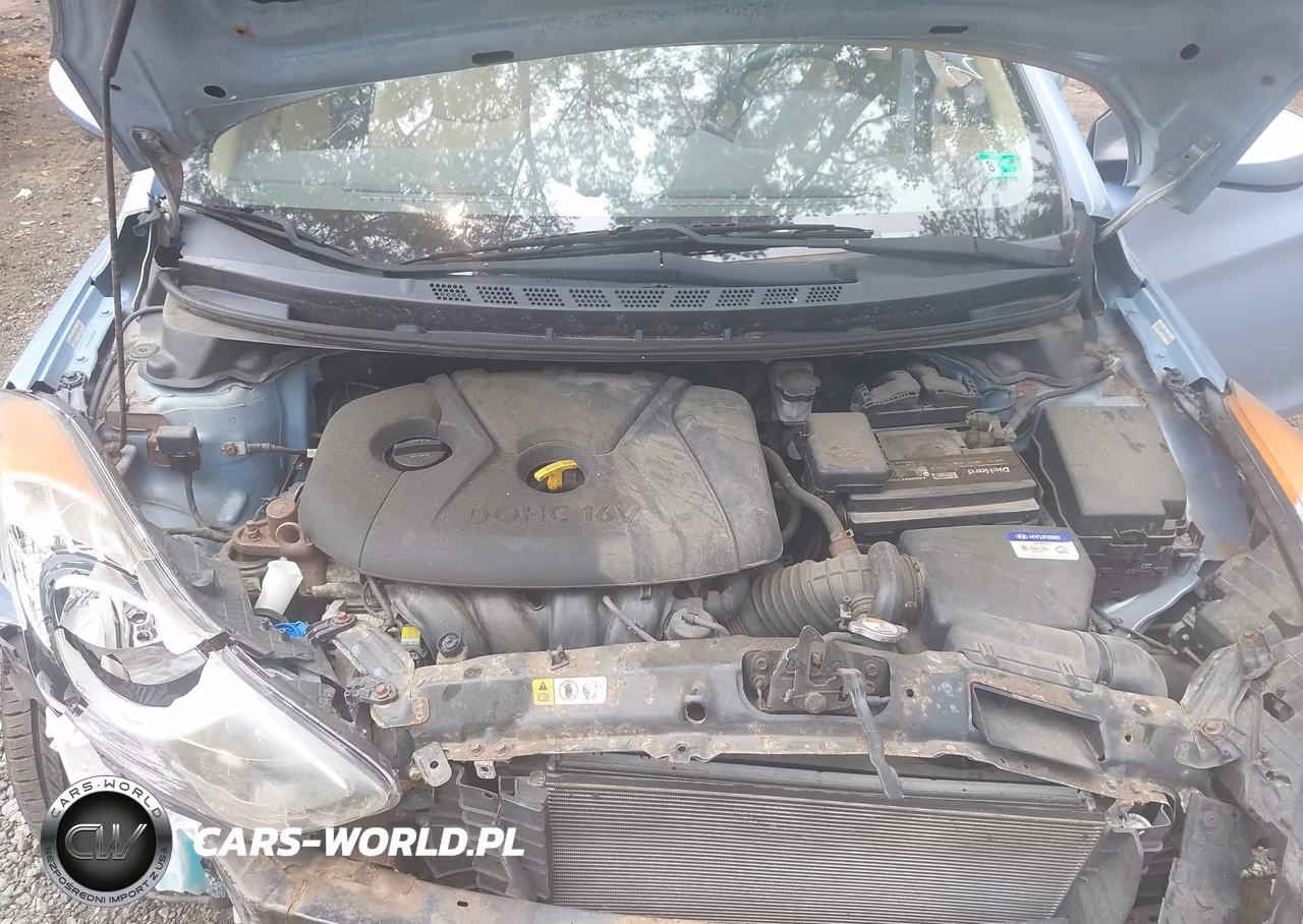 2013 Hyundai Elantra Gls VIN:KMHDH4AE5DU625421 - 10