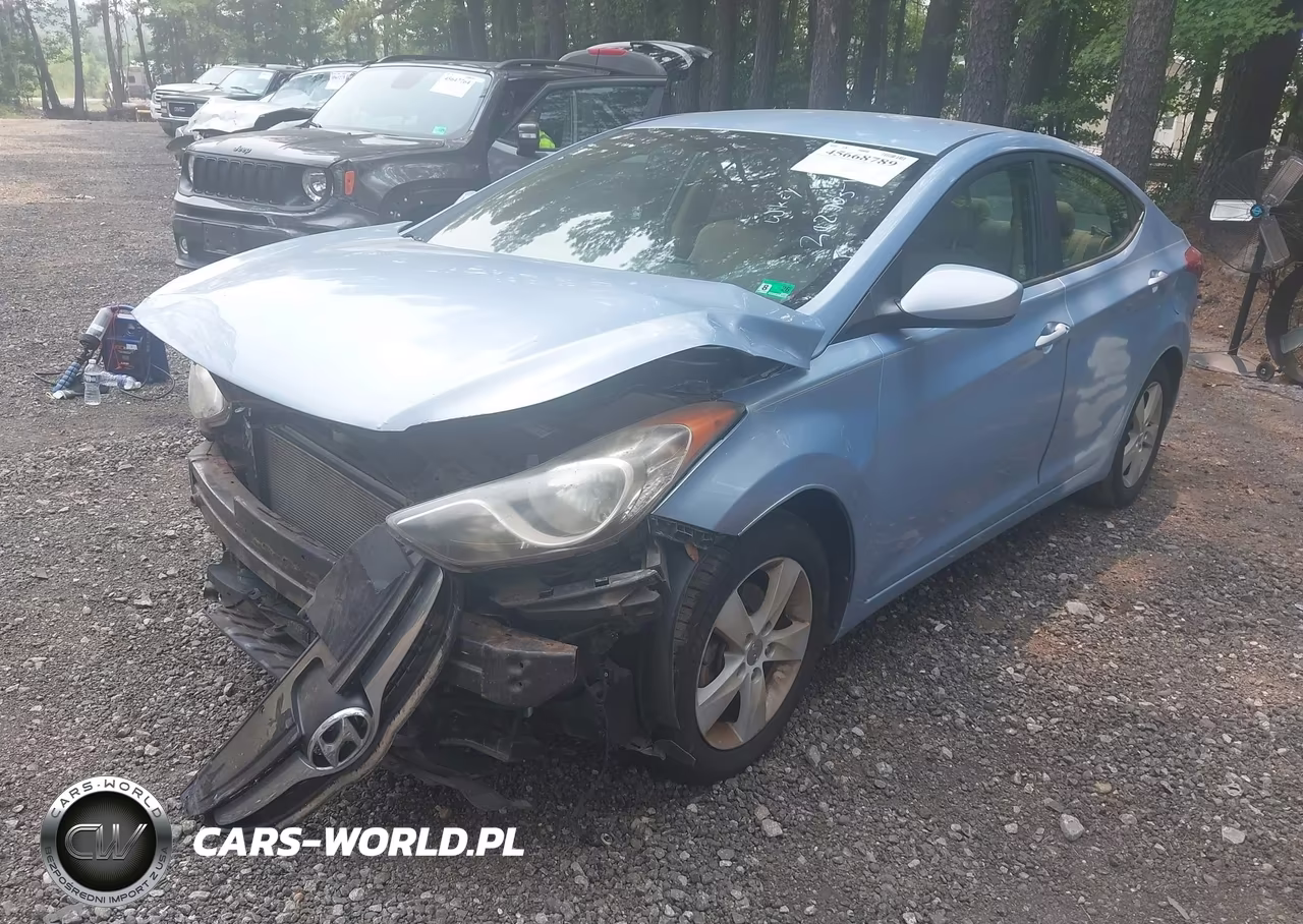 2013 Hyundai Elantra Gls VIN:KMHDH4AE5DU625421 - 2