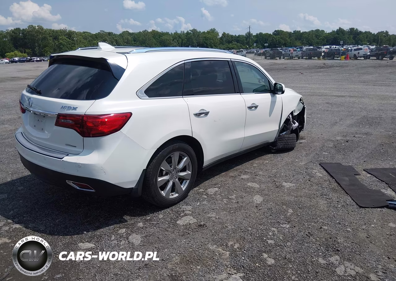 2015 Acura Mdx Advance Pkg W-Entertainment Pkg VIN:5FRYD4H80FB016376 - 4