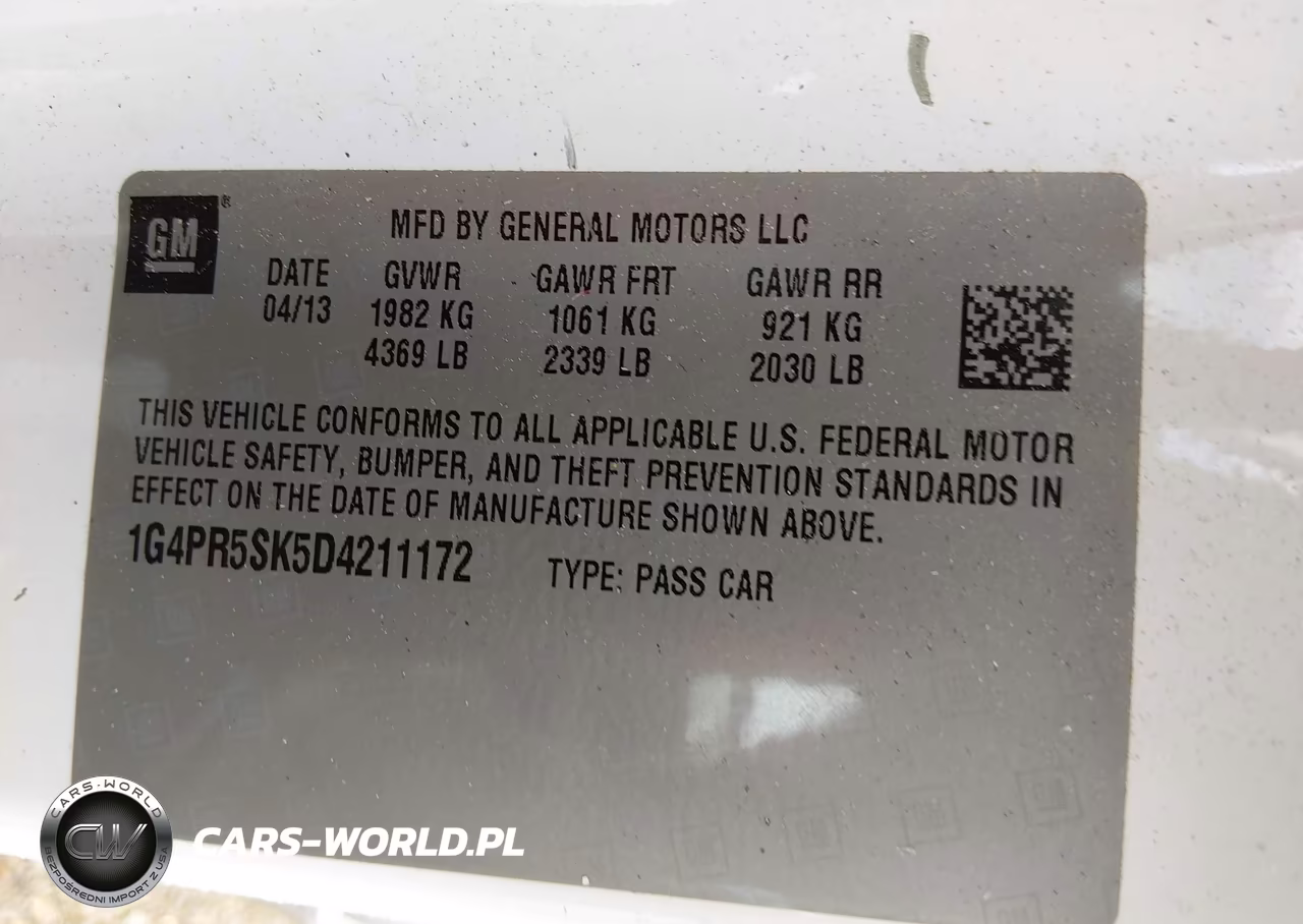 2013 Buick Verano Convenience Group VIN:1G4PR5SK5D4211172 - 9