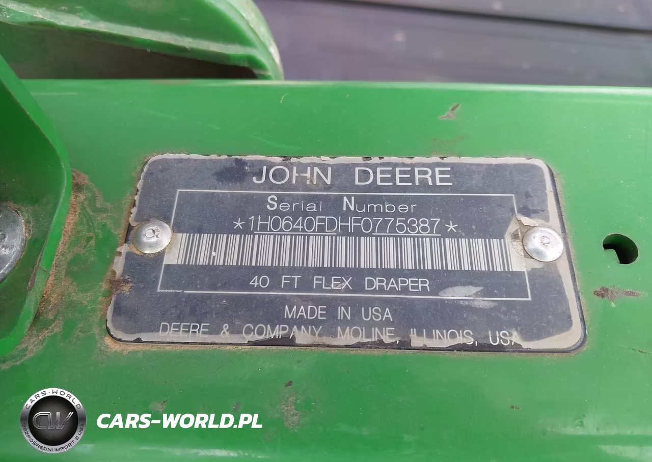 2015 John Deere 640 VIN:1H0640FDHF0775387 - 9