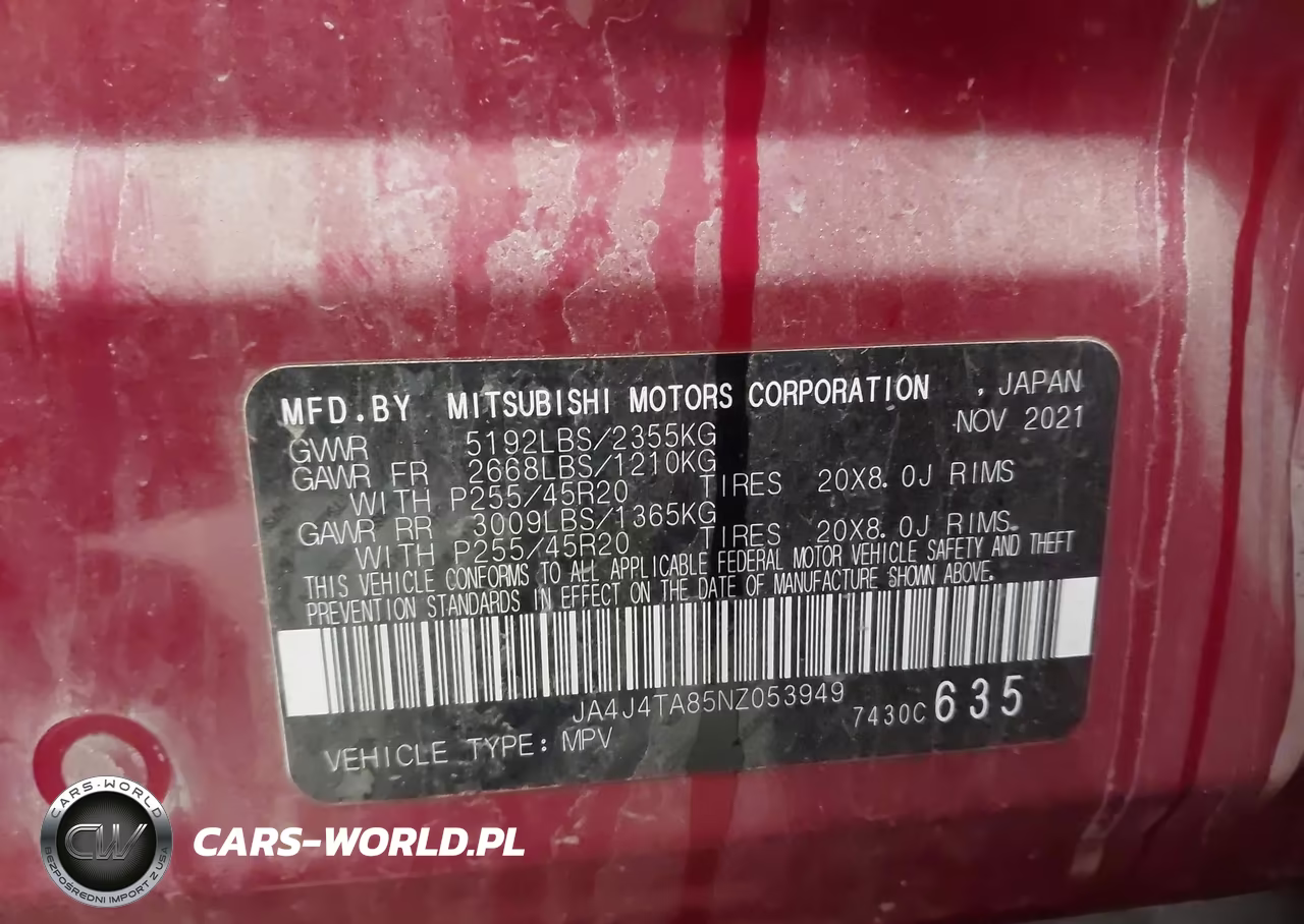 2022 Mitsubishi Outlander Es 2.5 S-Awc VIN:JA4J4TA85NZ053949 - 9