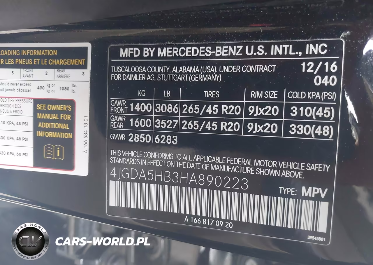 2017 Mercedes-Benz Gle 350 4Matic VIN:4JGDA5HB3HA890223 - 9