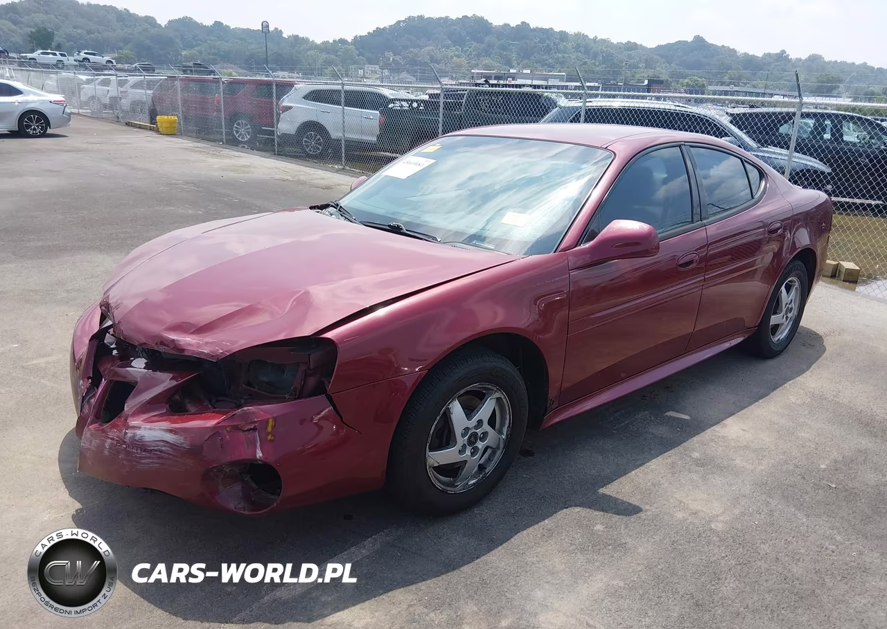 2004 Pontiac Grand Prix Gt1 VIN:2G2WP522641364178 - 2