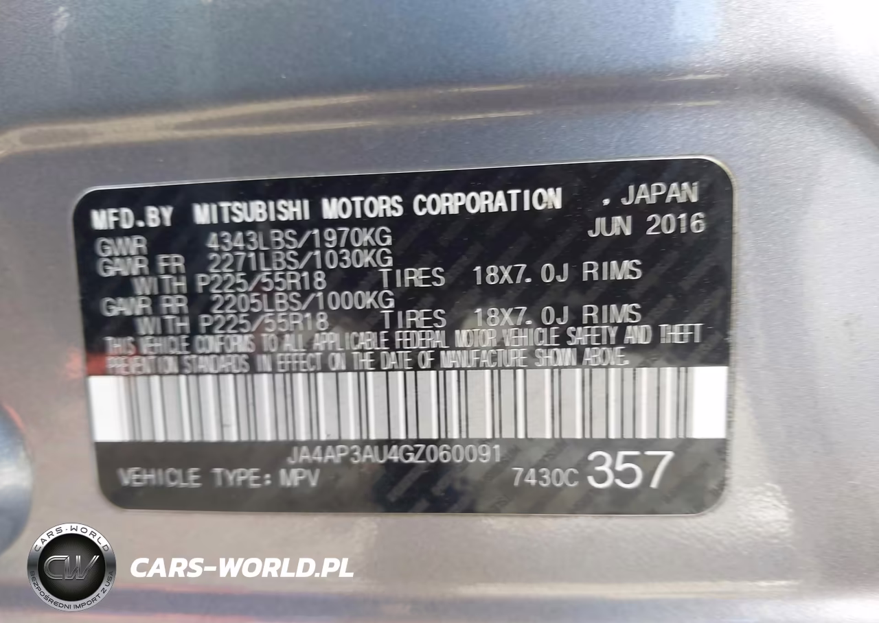 2016 Mitsubishi Outlander Sport 2.0 Es VIN:JA4AP3AU4GZ060091 - 9