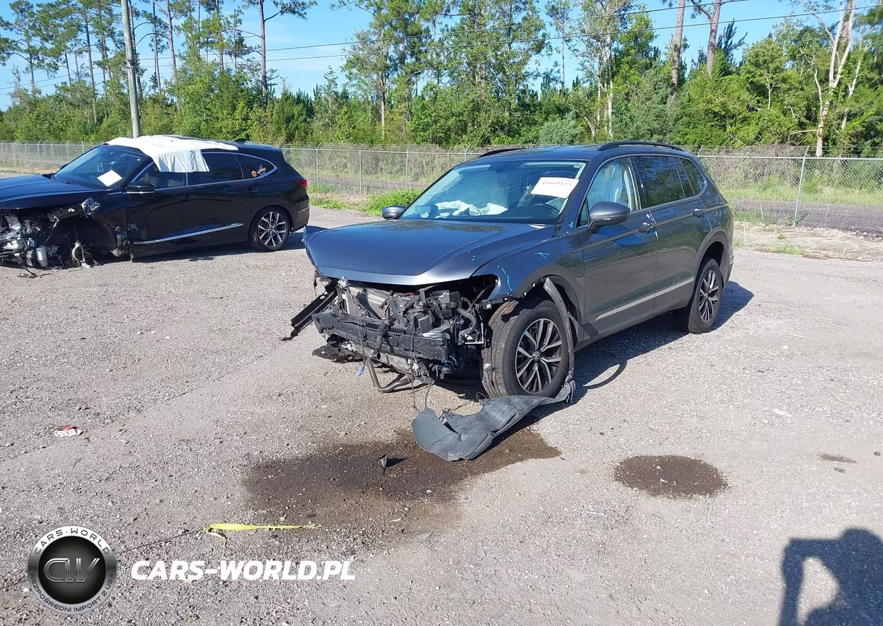2021 Volkswagen Tiguan 2.0T Se-2.0T Se R-Line Black-2.0T Sel VIN:3VV3B7AX6MM096345 - 2