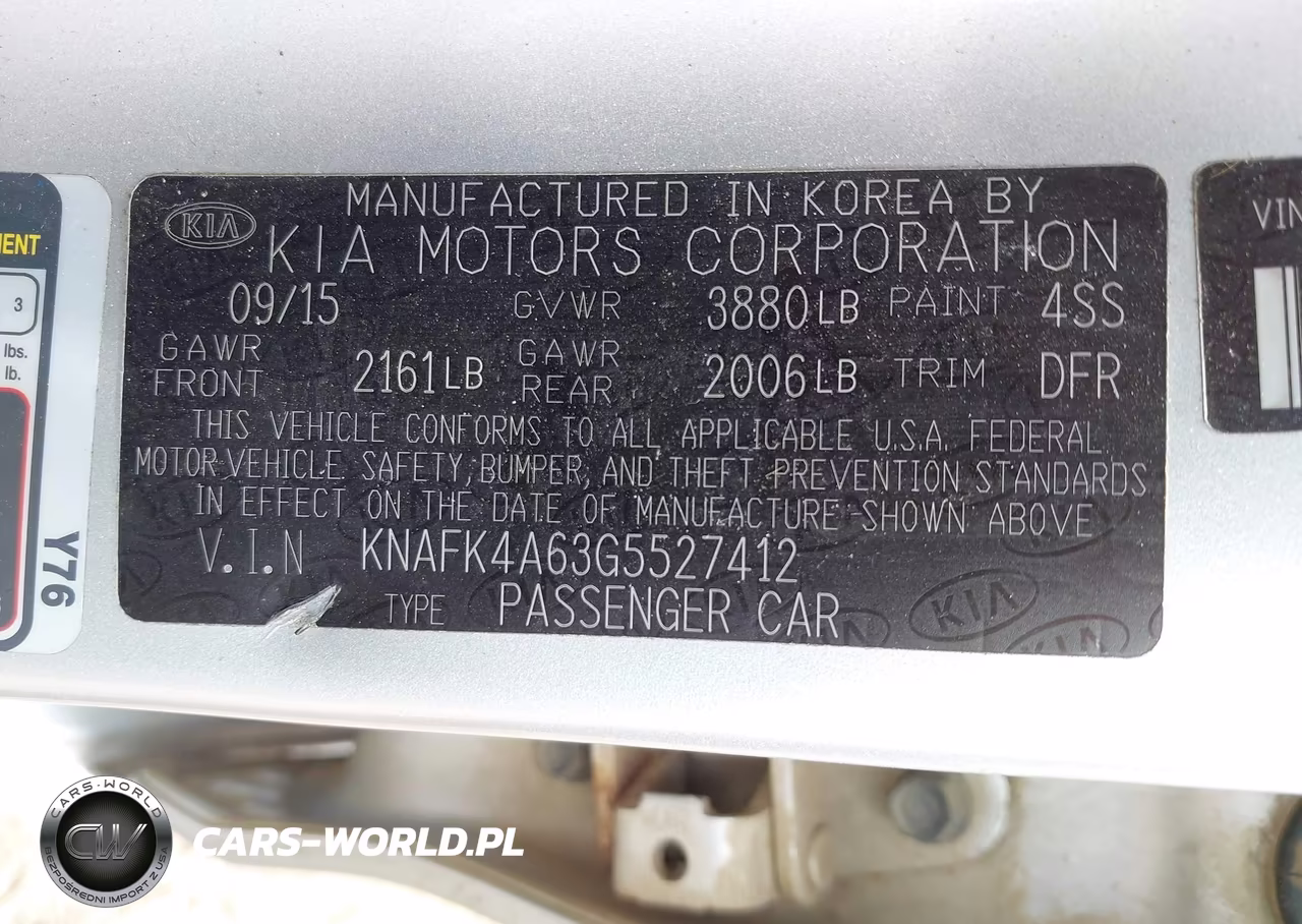 2016 Kia Forte Lx VIN:KNAFK4A63G5527412 - 9