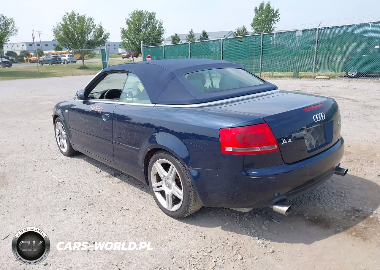 2008 Audi A4 2.0T VIN:WAUDF48H88K004456 - 3