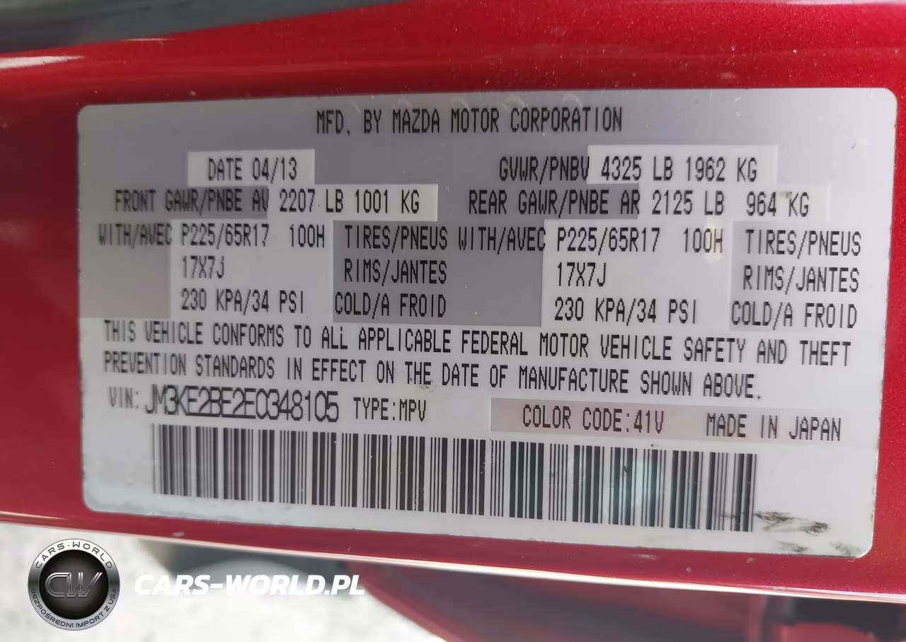 2014 Mazda Cx-5 Sport VIN:JM3KE2BE2E0348105 - 9