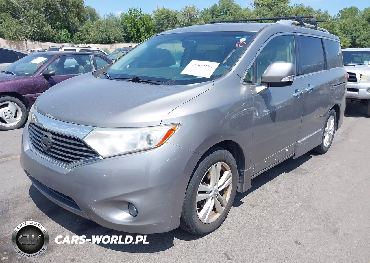2012 Nissan Quest Sl VIN:JN8AE2KPXC9046631 - 2