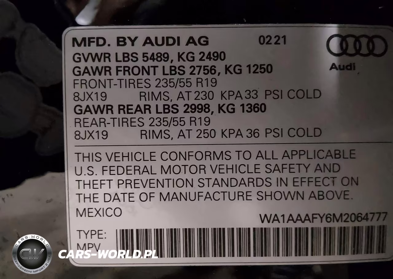 2021 Audi Q5 Premium 45 Tfsi Quattro S Tronic VIN:WA1AAAFY6M2064777 - 9