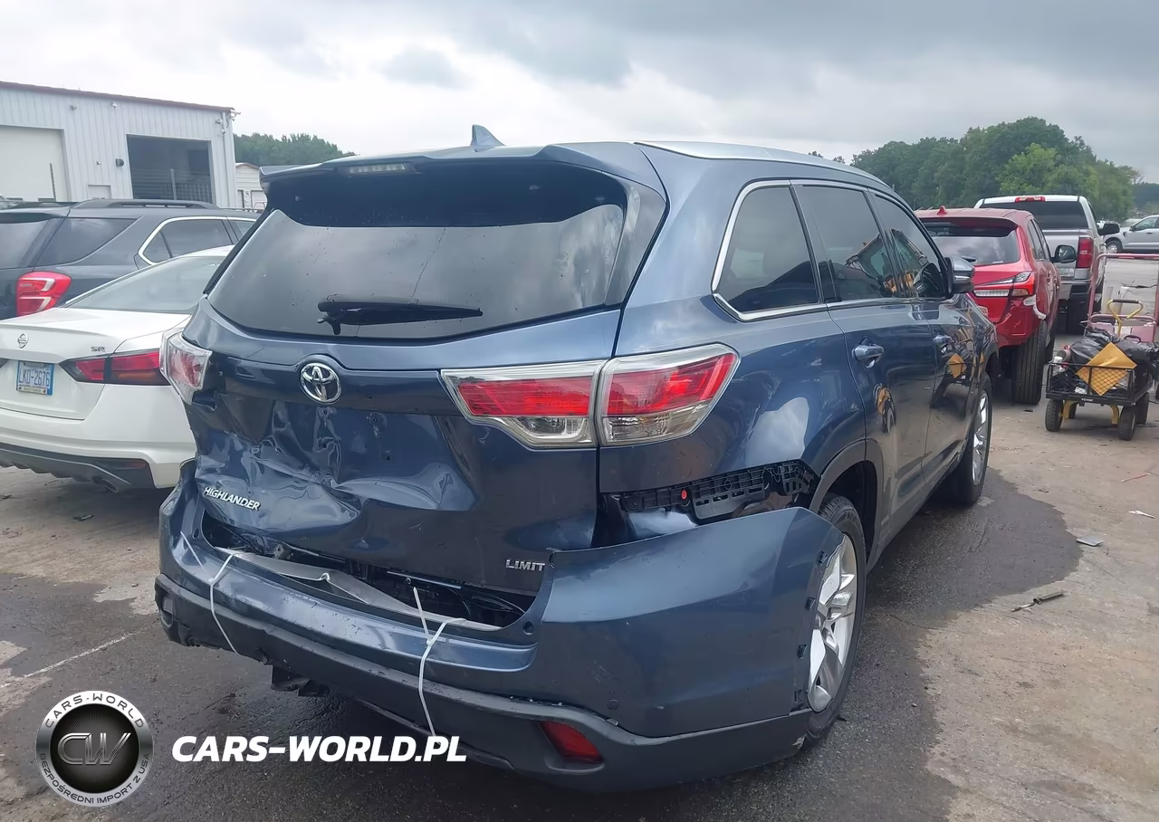 2015 Toyota Highlander Limited V6 VIN:5TDYKRFH6FS069005 - 4