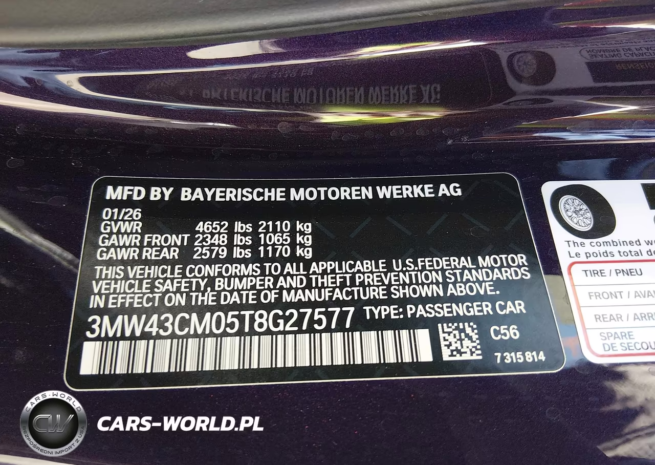 2026 BMW M240 I VIN:3MW43CM05T8G27577 - 9