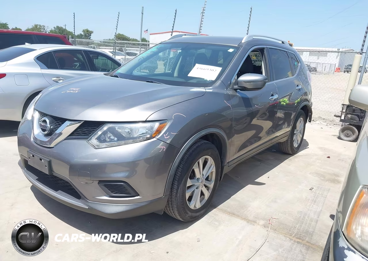 2016 Nissan Rogue Sv VIN:KNMAT2MTXGP689283 - 2