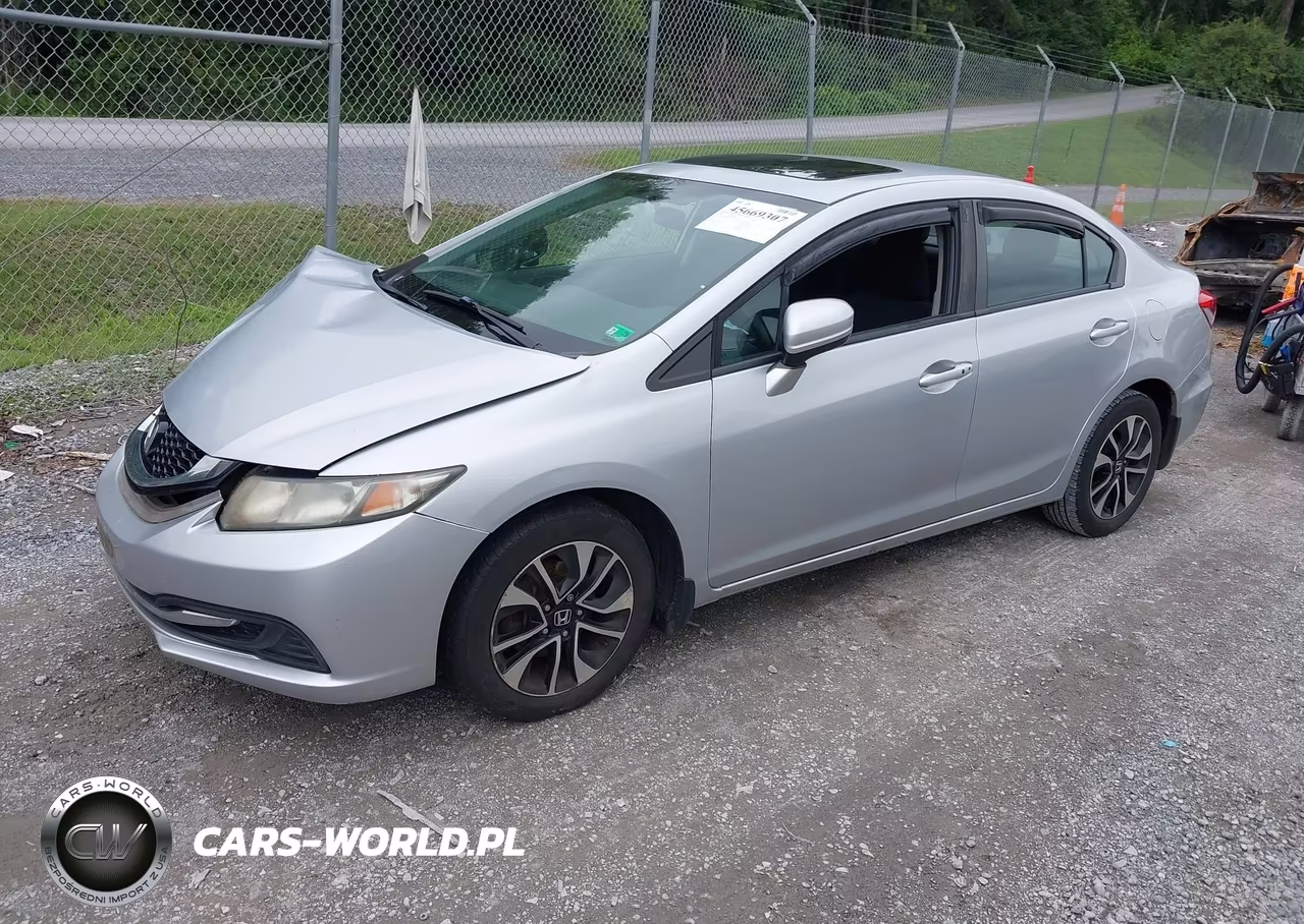 2014 Honda Civic Ex VIN:2HGFB2F86EH537375 - 2