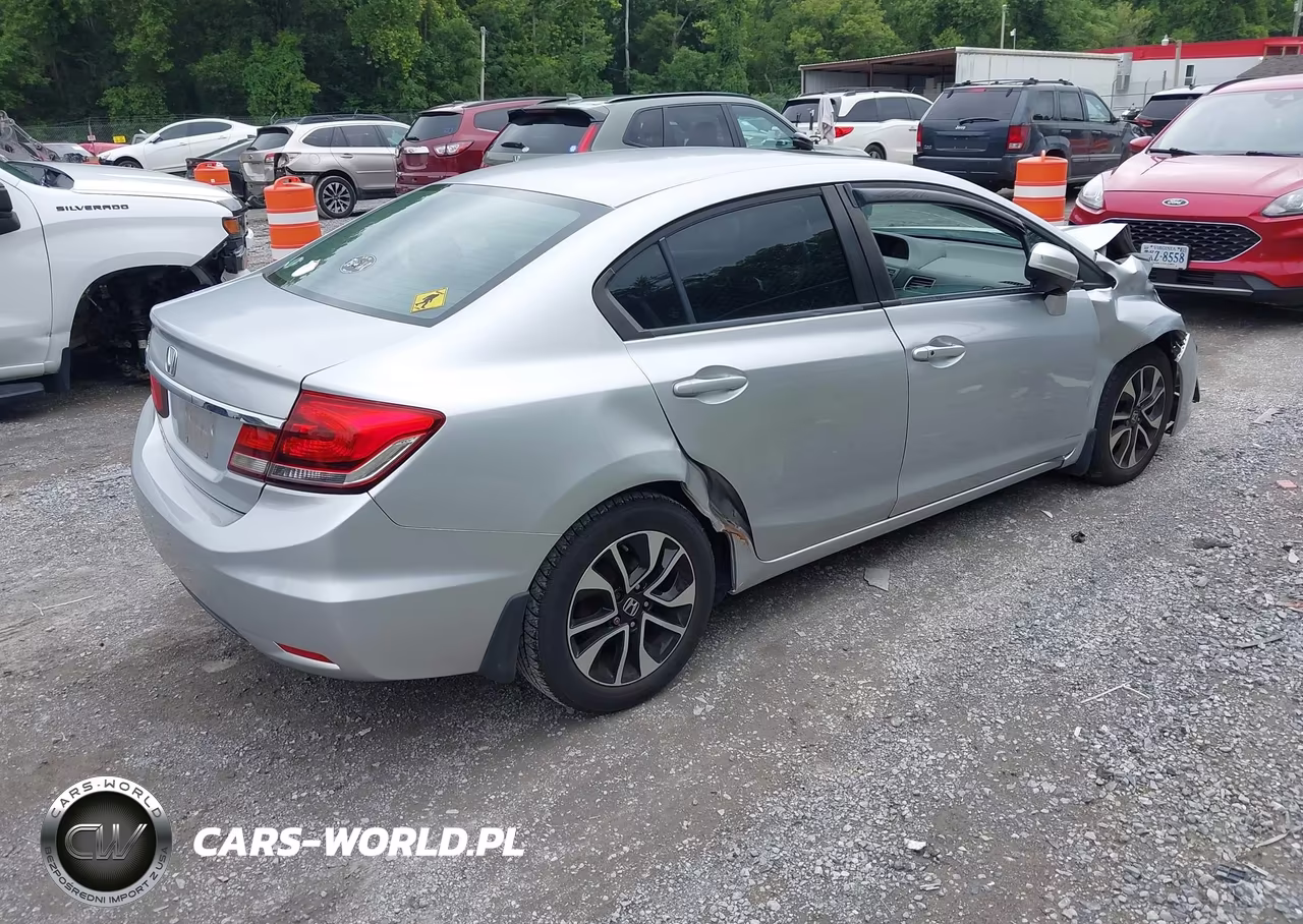 2014 Honda Civic Ex VIN:2HGFB2F86EH537375 - 4